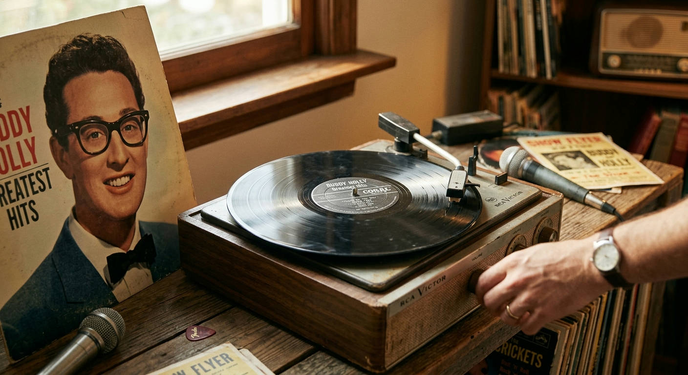 Buddy Holly greatest hits album image 1