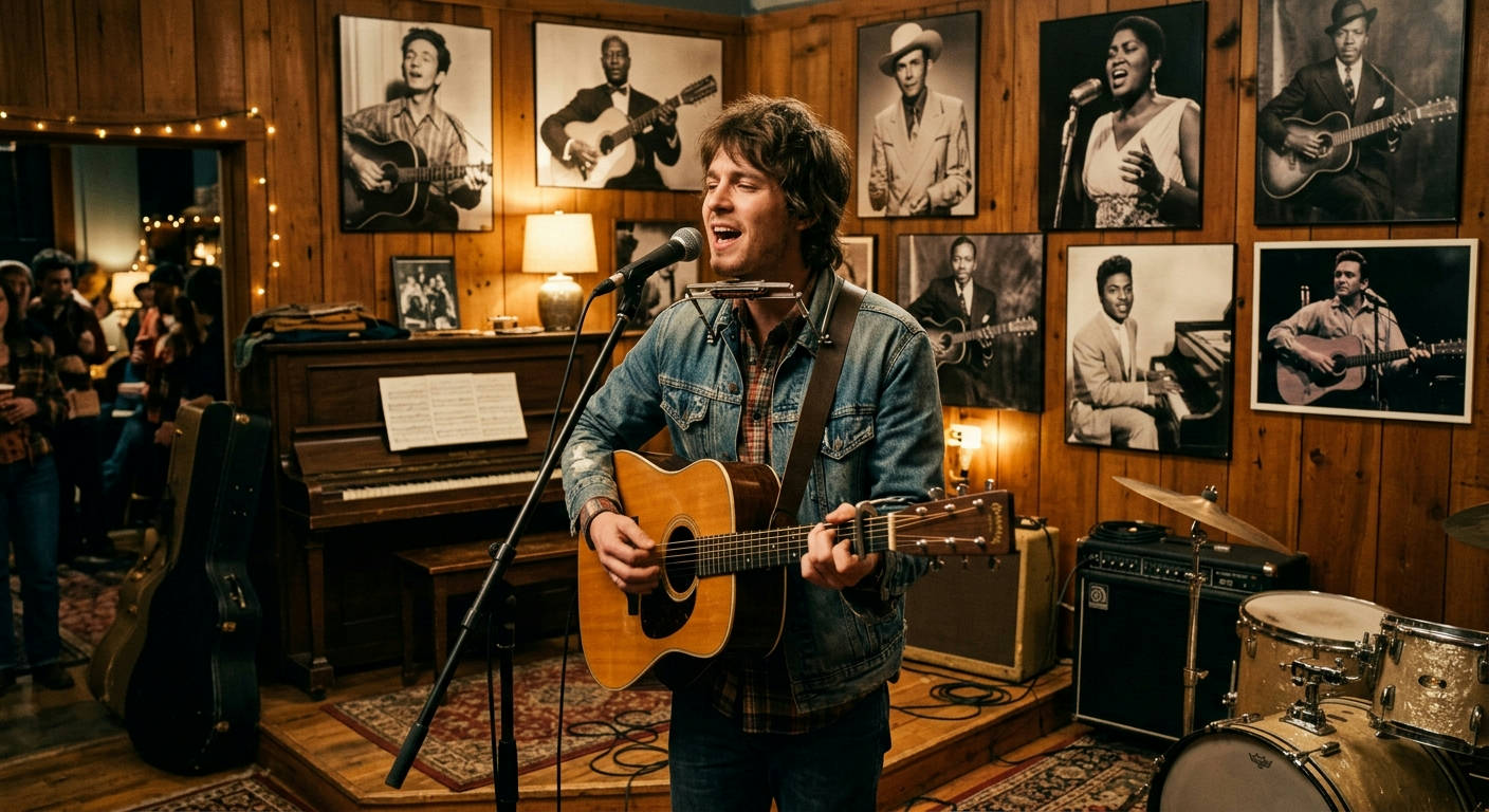 artists who inspired Bob Dylan image 1
