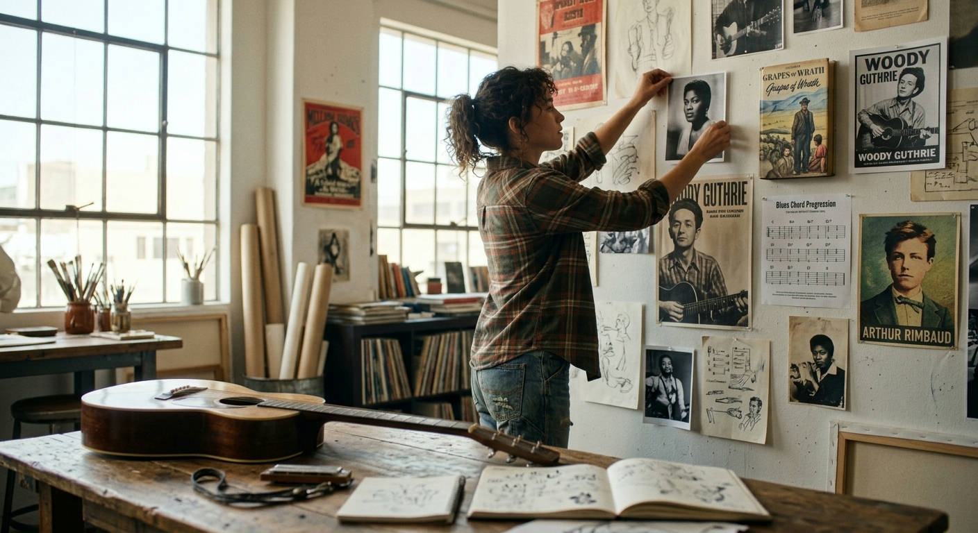 artists who inspired Bob Dylan image 2